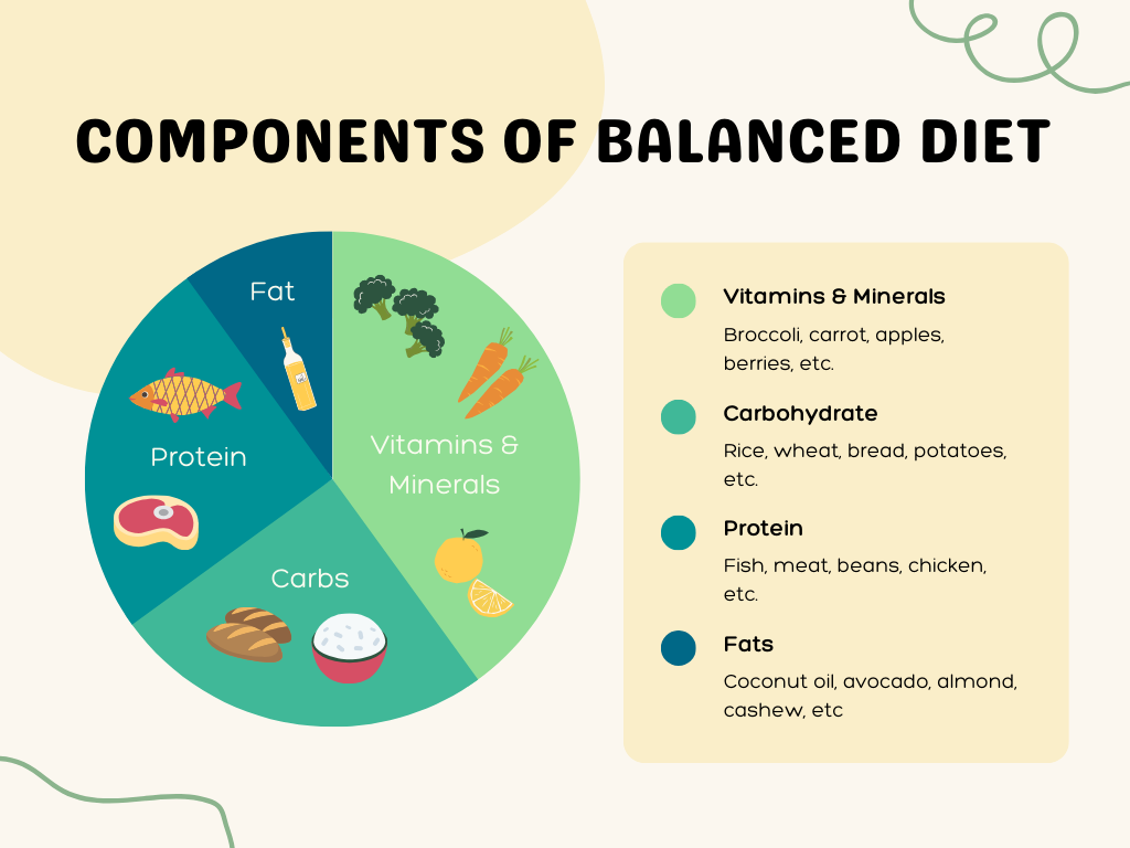 6 Components of Balanced Diet